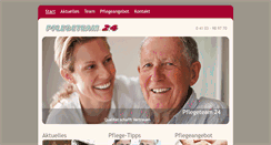 Desktop Screenshot of daspflegeteam24.de